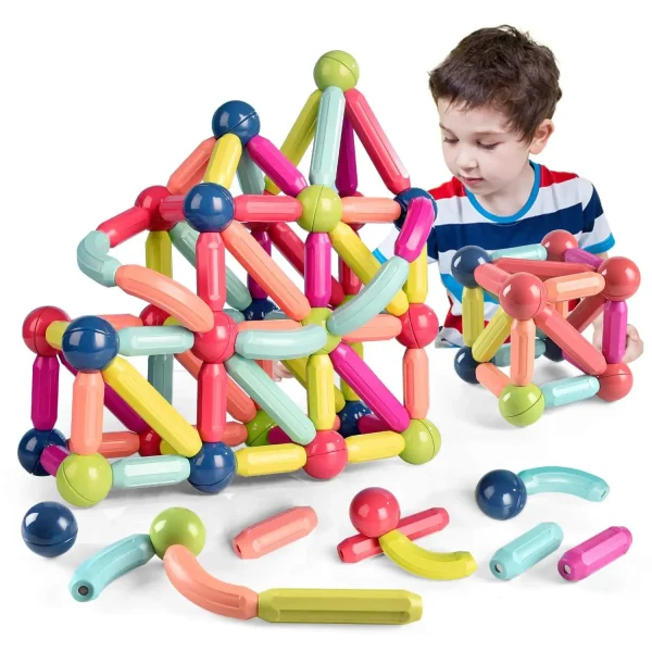 Magnetic Building Blocks Toy - Image 2